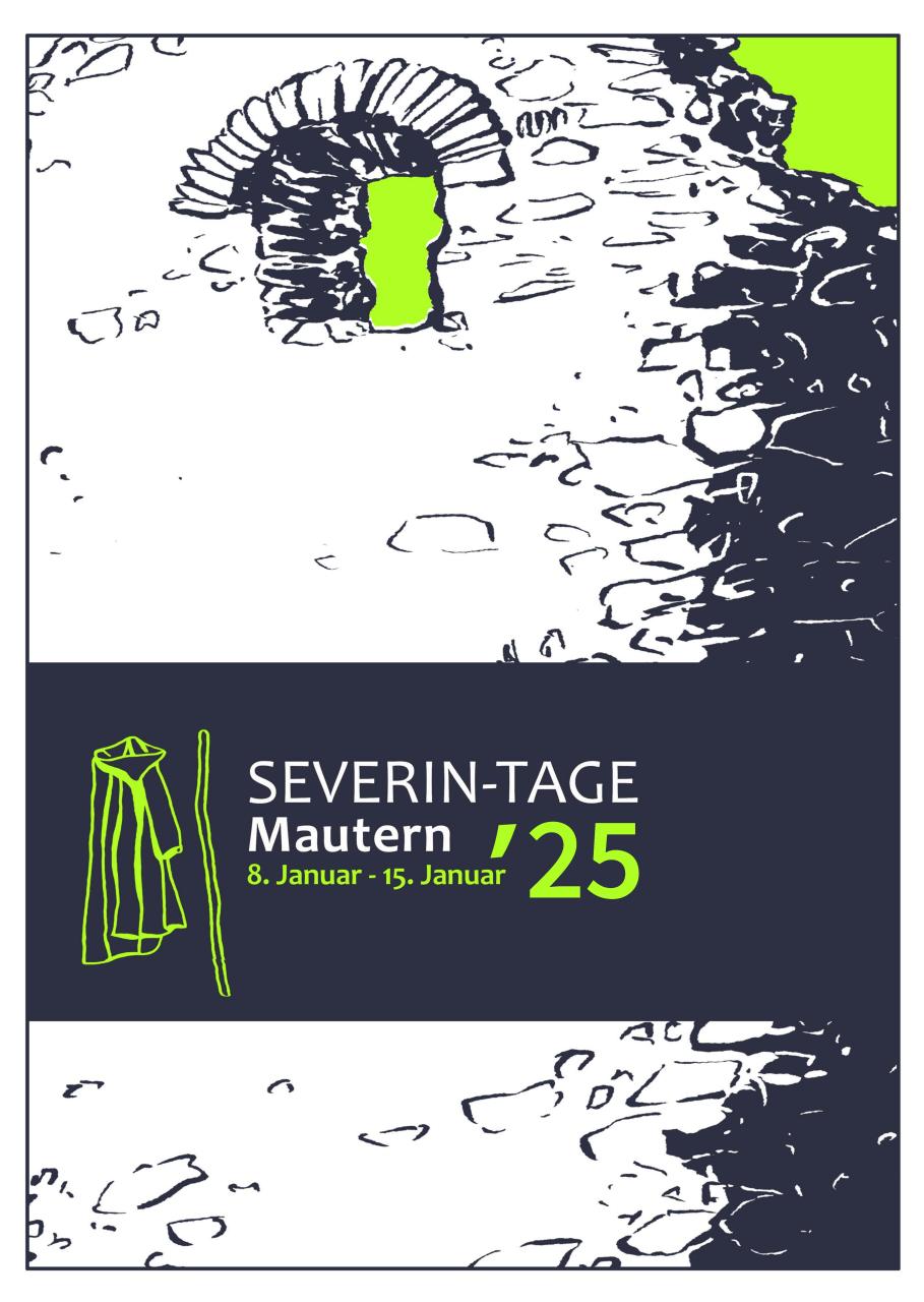 Titelseite des Programmfolders für Severin Tage in Mautern 2025