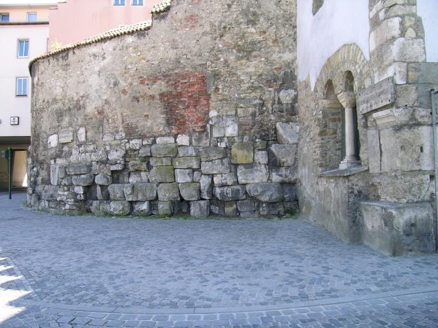 Nordostecke des Legionslagers von Regensburg