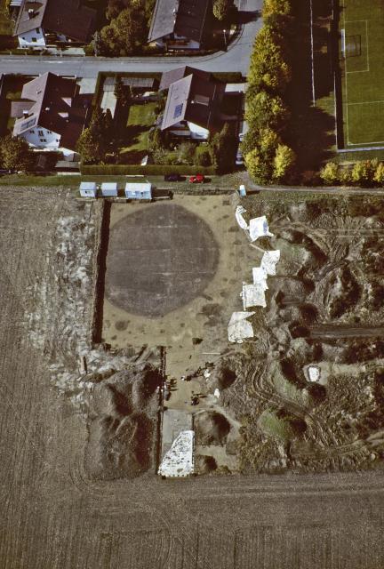 Ausgrabungssituation des Amphitheatres