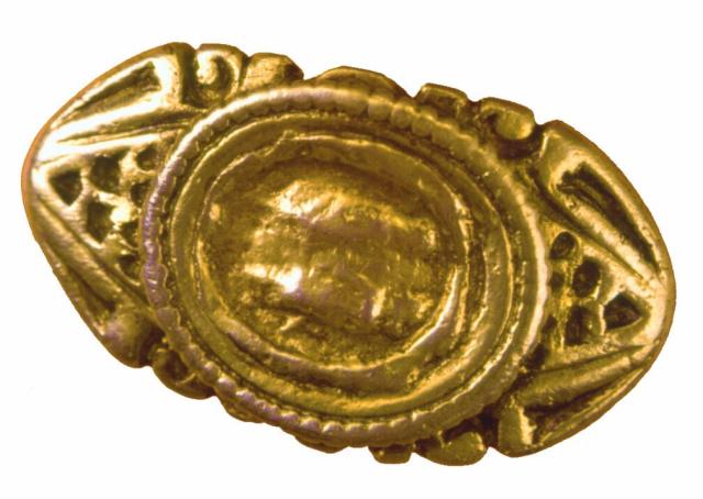 Massiver Goldring eines römischen Feldherrn