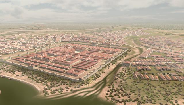 Vindobona Luftbild Nord Süd