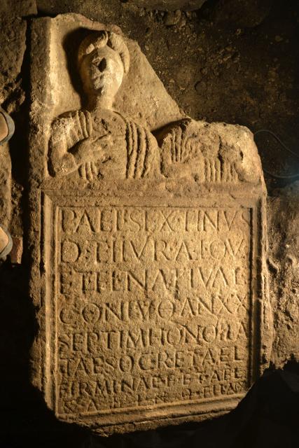 Grabstein des Publius Aelius Sextinus