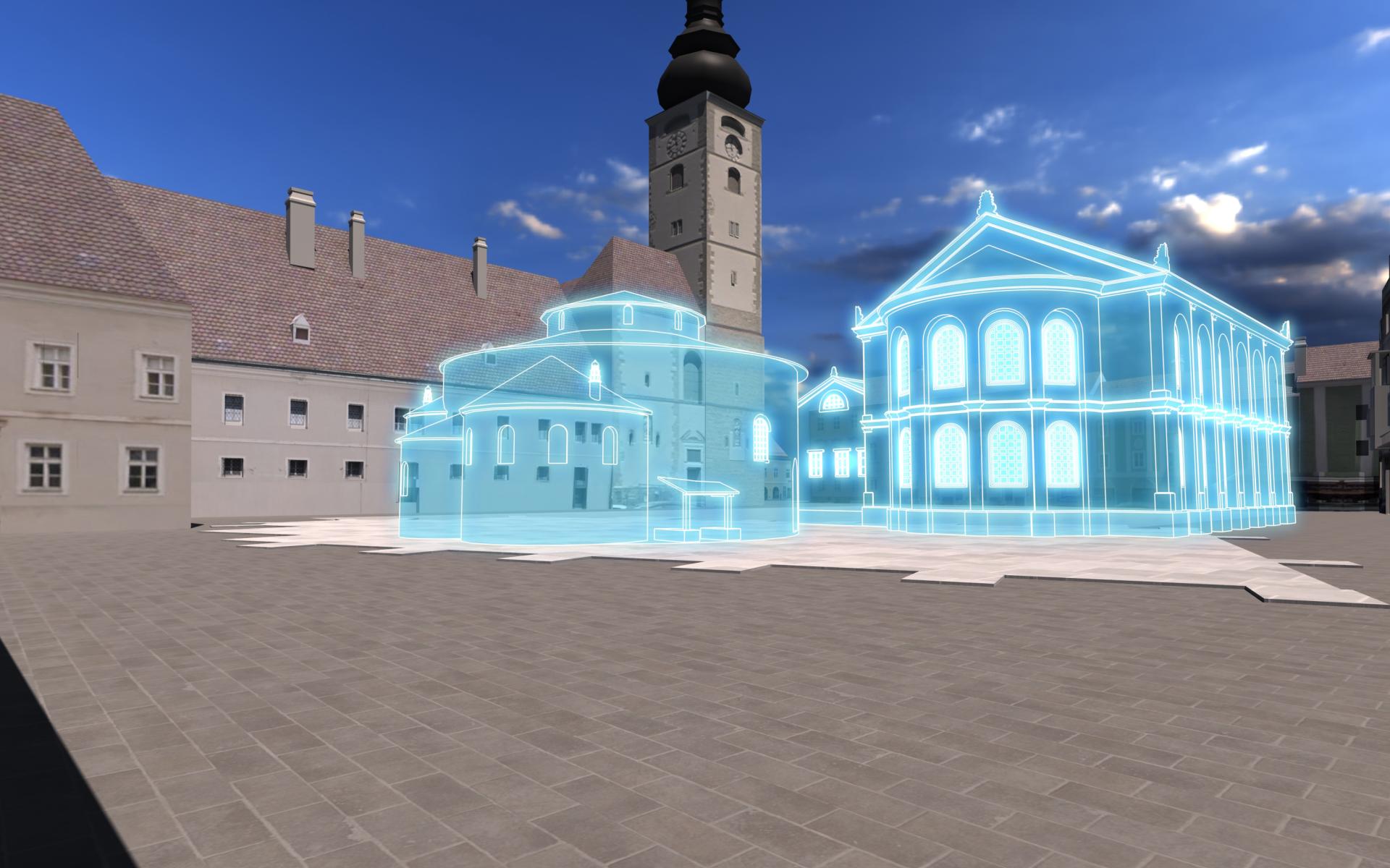 Visualisierung des Statthalterpalastes