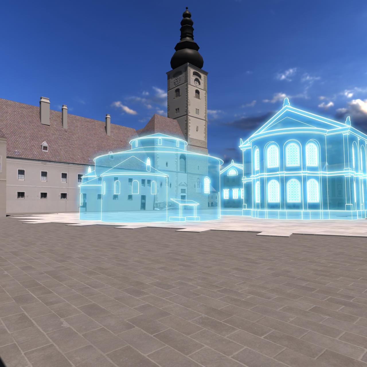 Visualisierung des Statthalterpalastes